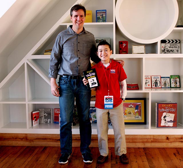 A Q&A With Jeff Kinney | Kid Reporters’ Notebook | Scholastic Inc.